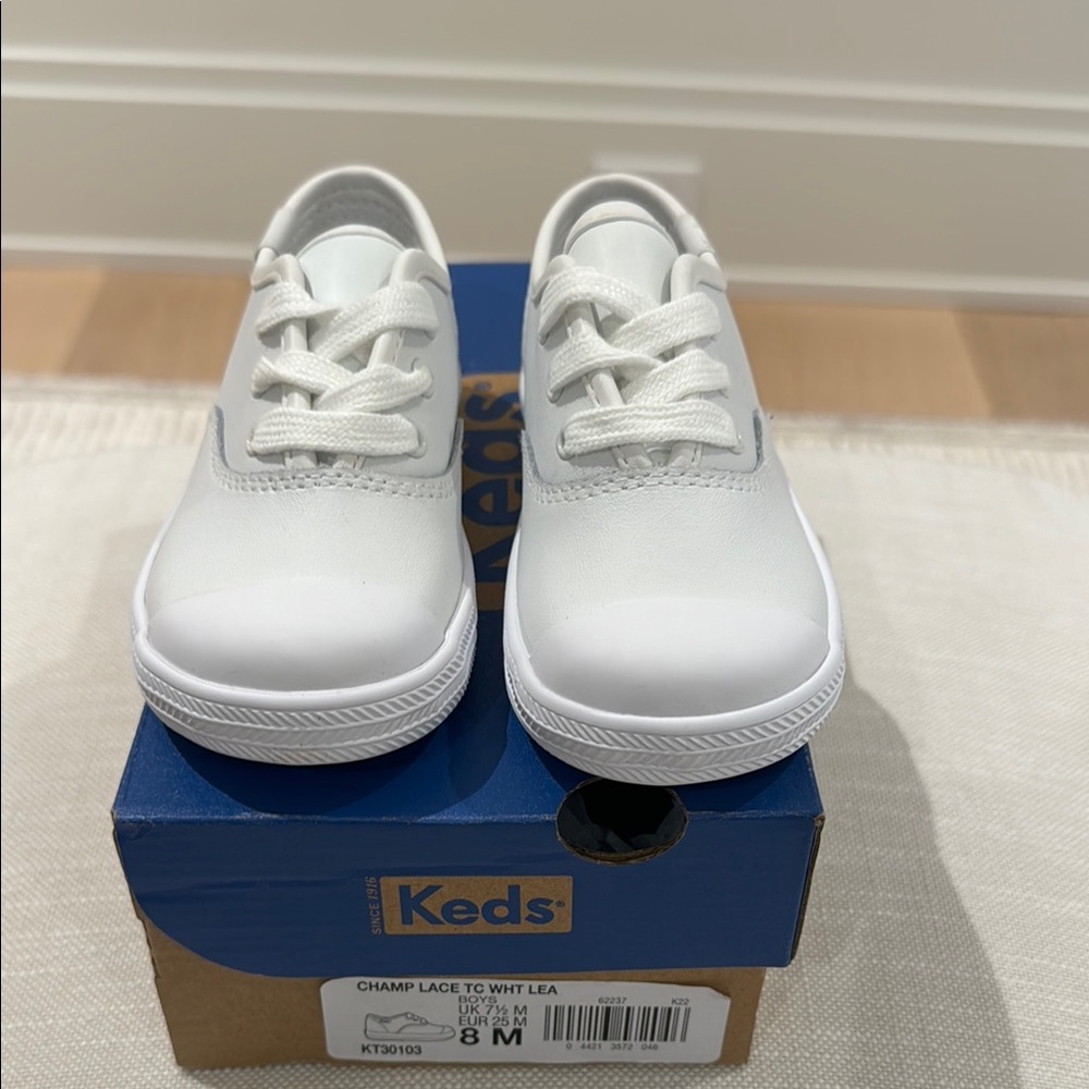 Keds Champ Lace To White Kids Shoes